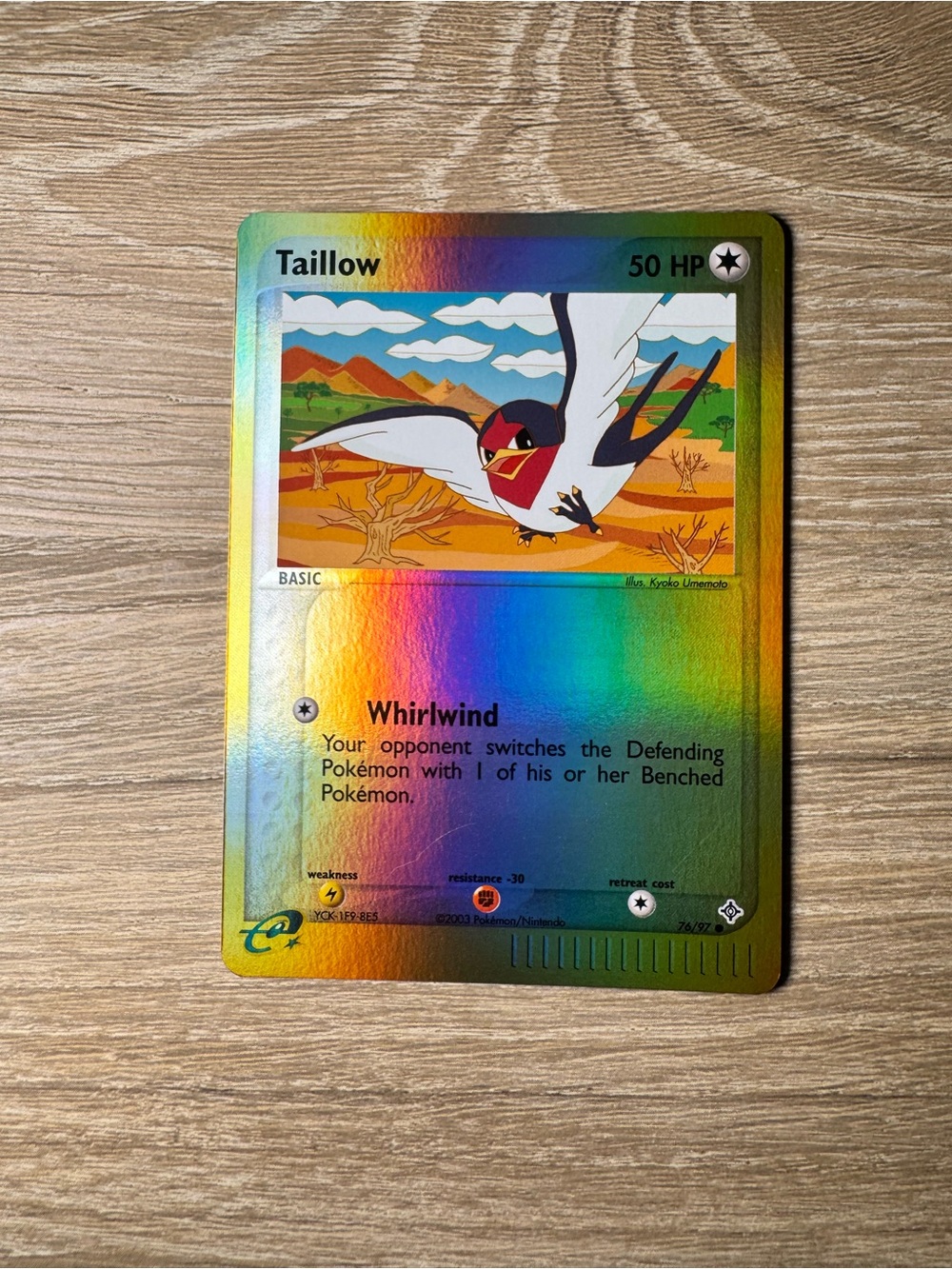 Taillow #76Reverse Holo/Pokemon Dragon
